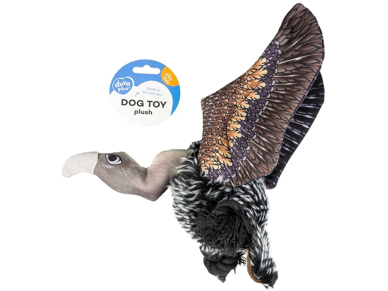 Pluche Flying Vulture 9X27X26Cm Mixed Colors Pets Qatar