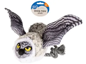 Pluche Flying White Owl 9X23X24Cm Mixed Colors Pets Qatar