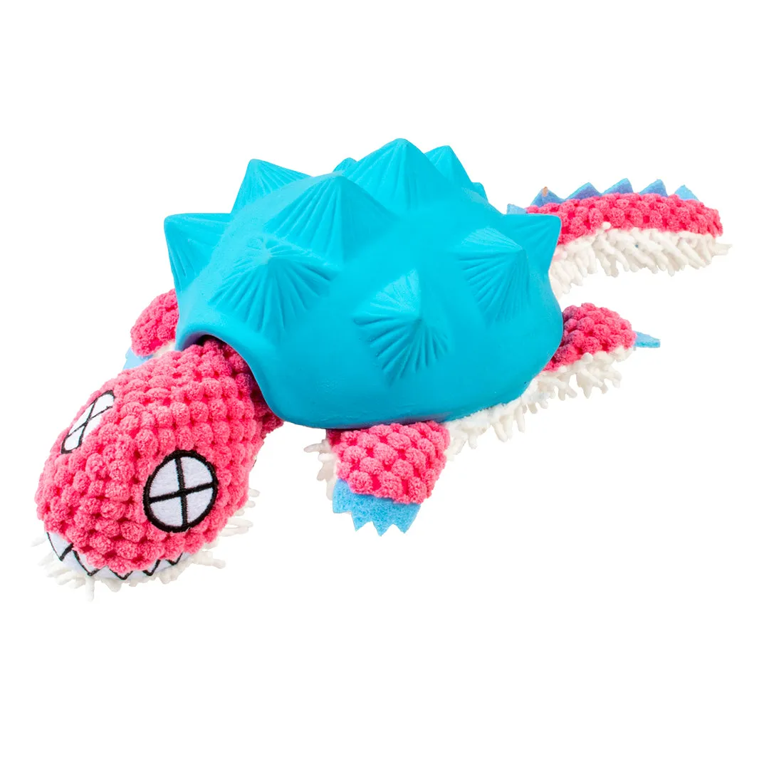 Plush & Latex Armadillo 34x14x8.5cm Blue/Pink Pets Qatar