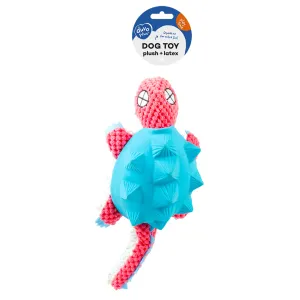 Plush & Latex Armadillo 34x14x8.5cm Blue/Pink Pets Qatar
