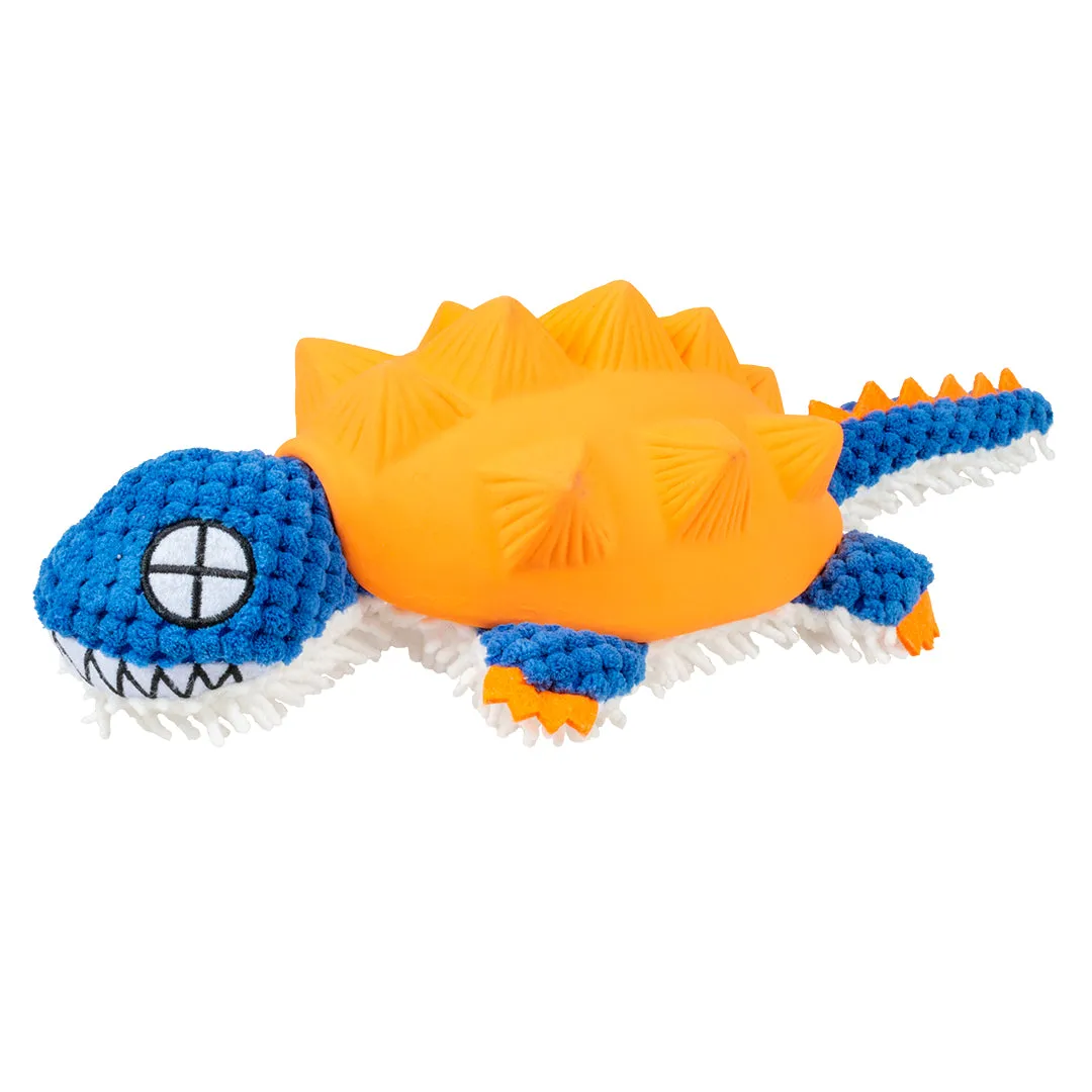 Plush & Latex Armadillo 34x14x8.5cm Orange/Blue Pets Qatar
