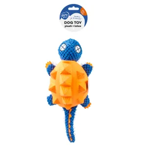 Plush & Latex Armadillo 34x14x8.5cm Orange/Blue Pets Qatar