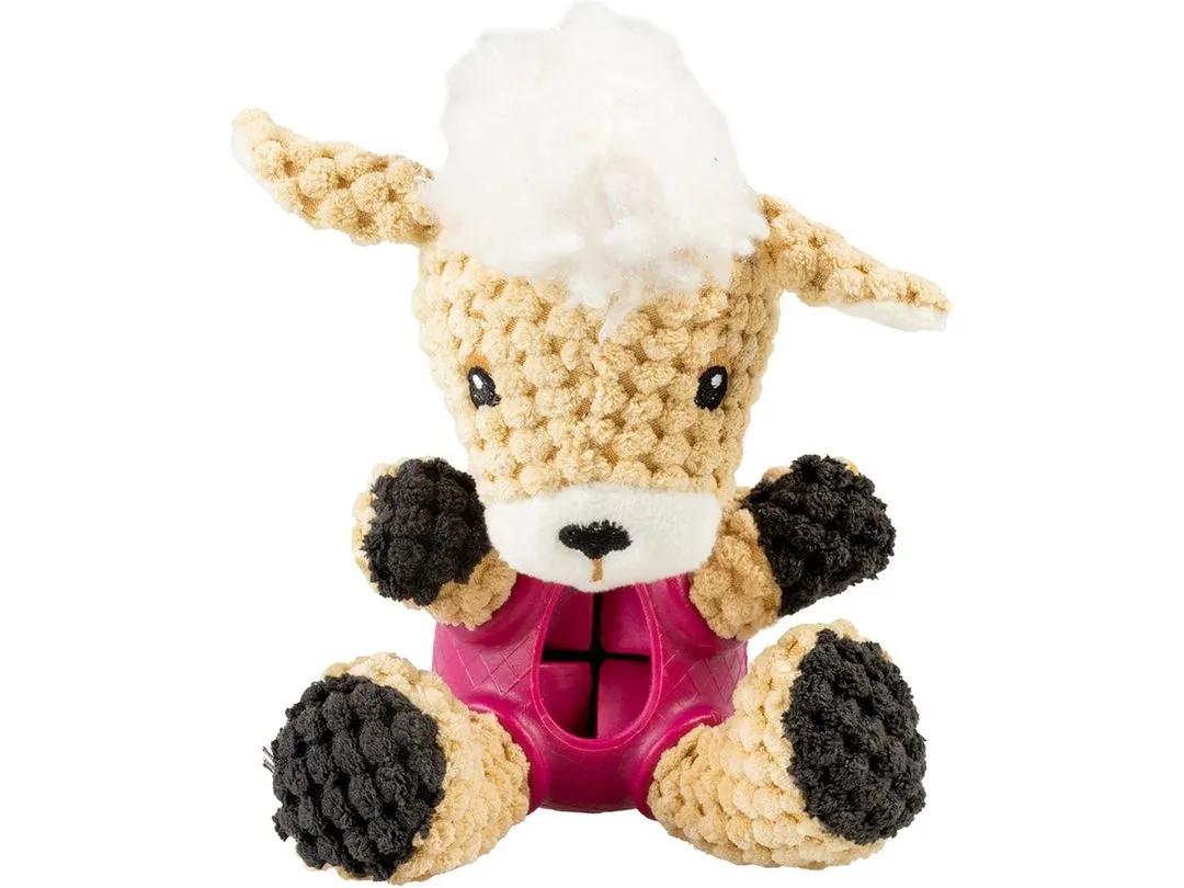 Plush & rubber sheep dispenser 18x12x11cm Multicolour Pets Qatar