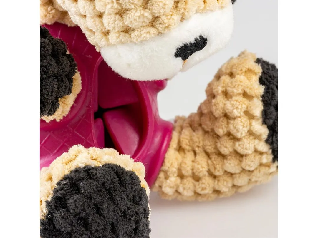 Plush & rubber sheep dispenser 18x12x11cm Multicolour Pets Qatar