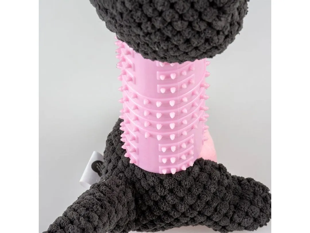 Plush & rubber skunk 24x12x16cm Multicolour Pets Qatar