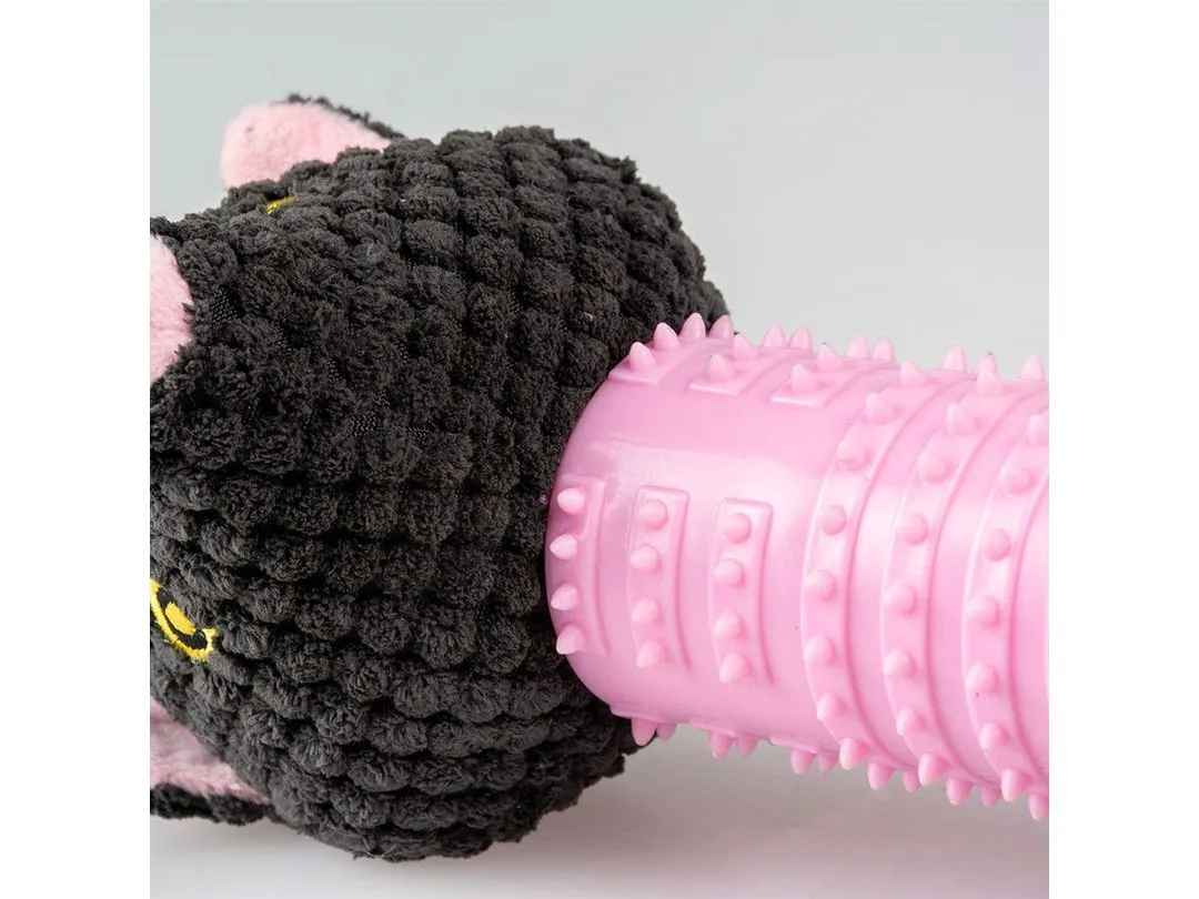Plush & rubber skunk 24x12x16cm Multicolour Pets Qatar