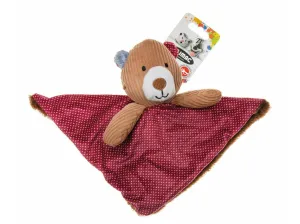 Plush Blanket Bear With Rattle Pets Qatar