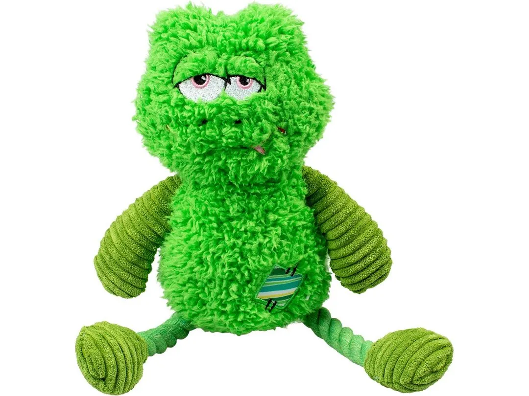 PLUSH FROG SILLY 16x30x7cm green Pets Qatar