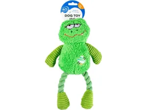 PLUSH FROG SILLY 16x30x7cm green Pets Qatar