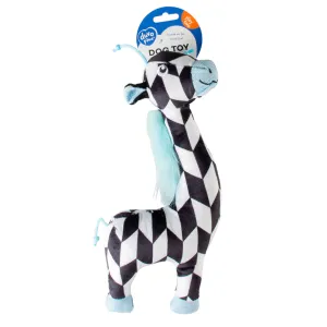 Plush Giraffe Retro 32x14x5cm Black/White Pets Qatar