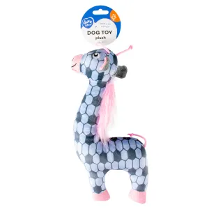 Plush Giraffe Retro 32x14x5cm Blue Pets Qatar