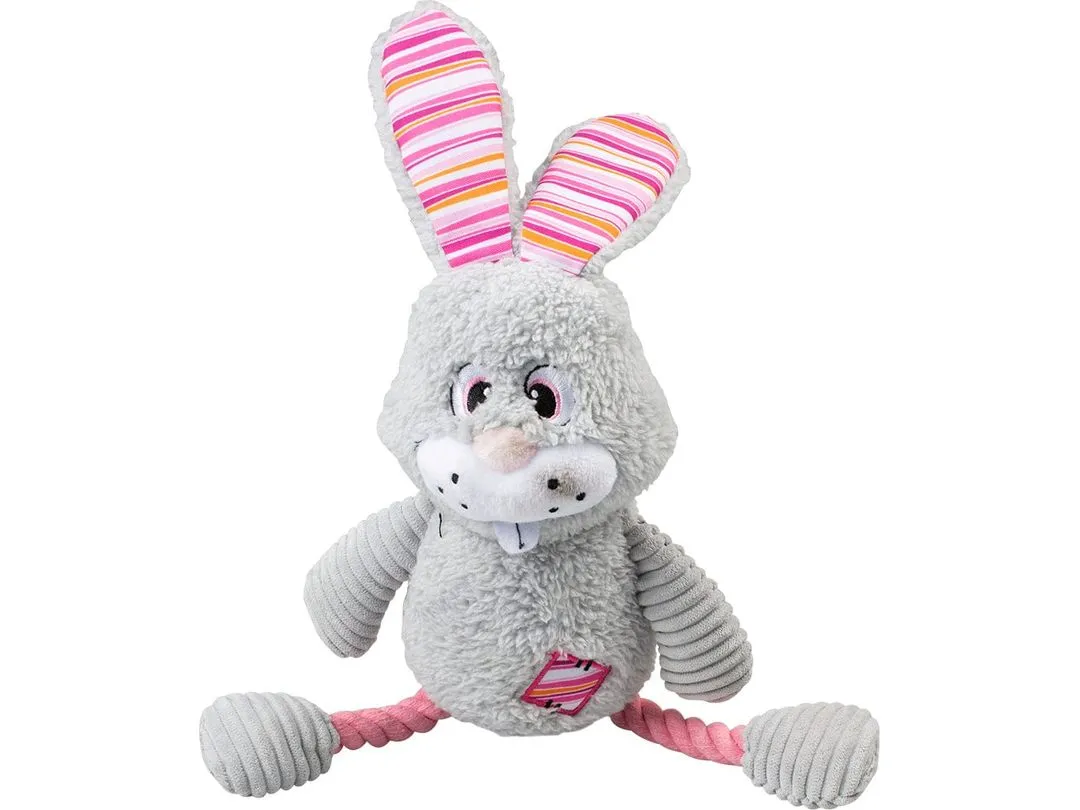 PLUSH RABBIT SILLY 16x39x9cm grey Pets Qatar