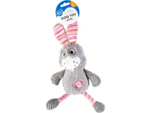 PLUSH RABBIT SILLY 16x39x9cm grey Pets Qatar