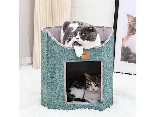 Polyester Cat Bed House Pets Qatar