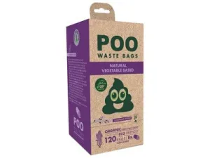 POO Dog Waste Bags (120 bags) - Lavander Scented Pets Qatar