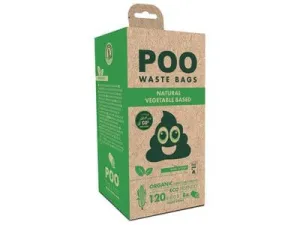 Poo Dog Waste Bags (120 Bags) - Mint Scented Pets Qatar
