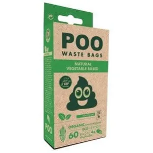 POO Dog Waste Bags (60 bags) - Mint Scented Pets Qatar