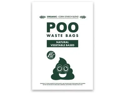 Poo Dog Waste Bags (60 bags) - Non Scented Pets Qatar