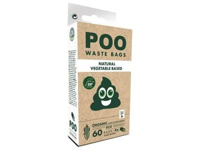 Poo Dog Waste Bags (60 bags) - Non Scented Pets Qatar