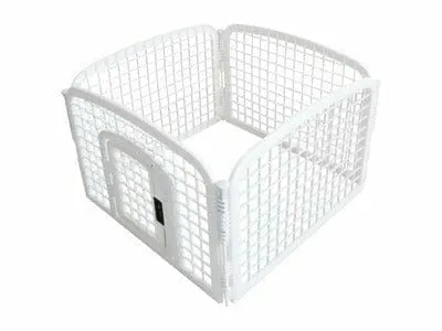 Puppy Playpen In Plastic - S White Pets Qatar