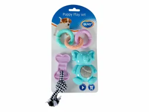 Puppy TPR Play Set 12 - 16 - 9,5cm mixed colors Pets Qatar