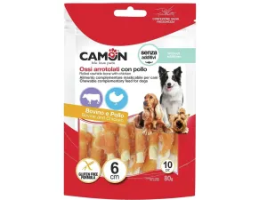 Rawhide Mini Rolls With Chicken (10Pcs) 6Cm - 80G Pets Qatar