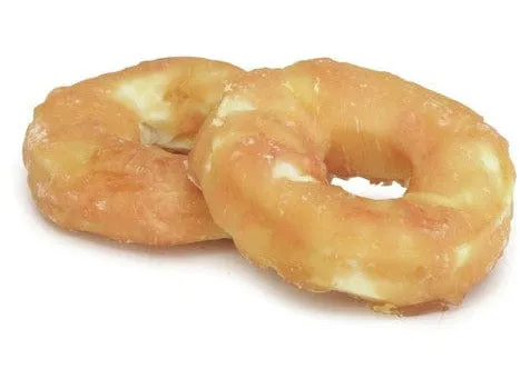 Rawhide Rings With Chicken (2Pcs)Diam.6Cm-110G Pets Qatar