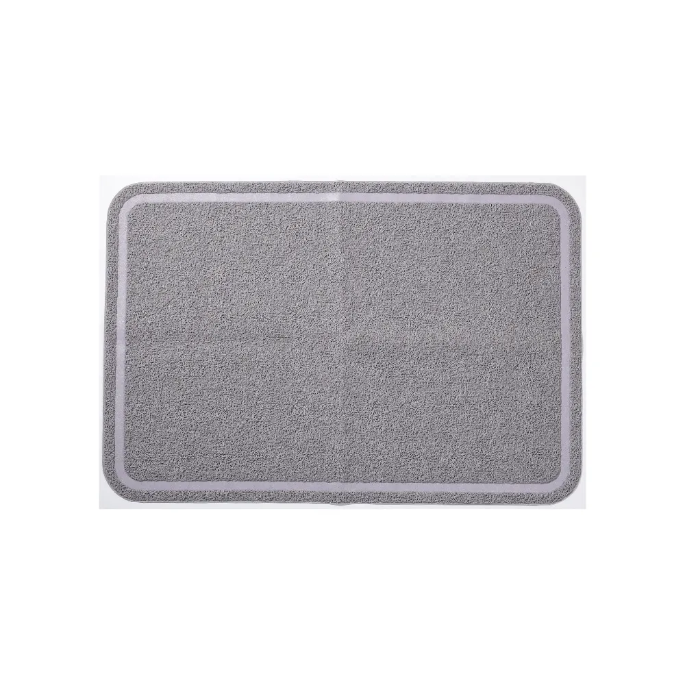 RECTANGULAR Cat Litter Mat Grey