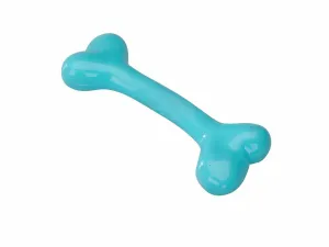 Rubber Bone With Mint Flavour M - 17,75CM blue Pets Qatar