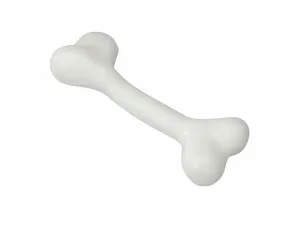 Rubber Bone With Vanilla Flavour S - 14,75CM white Pets Qatar