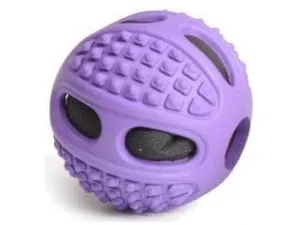 Rubber Dog Toy 63Mm  With Rope - S Pets Qatar
