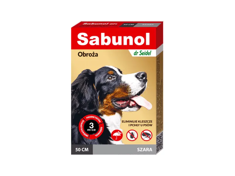 Sabunol Dog Collar Gray 50 Cm Pets Qatar