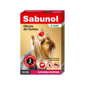 Sabunol Dog Collar Pink 35 Cm Pets Qatar