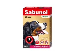 Sabunol Dog Collar Pink 50 Cm Pets Qatar