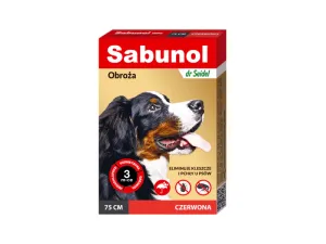 Sabunol Dog Collar Red 75 Cm Pets Qatar