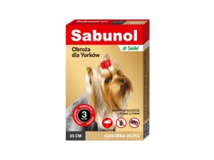 Sabunol Gpi Collar For Dog Golden Color, 35 Cm Pets Qatar