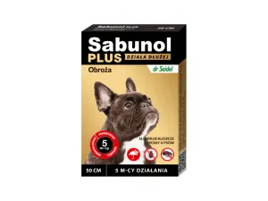 Sabunol Plus 5 Months   - Anti-Flea And Anti-Tick Collar For Dogs 50 Cm Pets Qatar