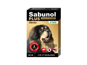 Sabunol Plus 5 Months   - Anti-Flea And Anti-Tick Collar For Dogs 90 Cm Pets Qatar