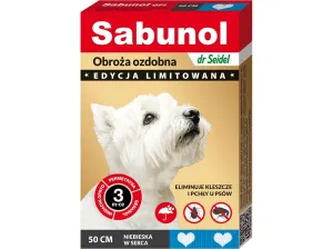 SABUNOL - reflective collar against ticks and fleas for dog 50 cm Pets Qatar