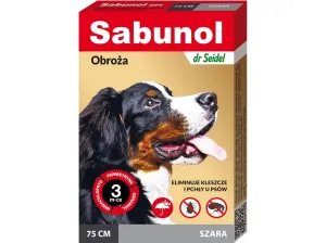 SABUNOL - reflective collar against ticks and fleas for dog 75 cm Pets Qatar
