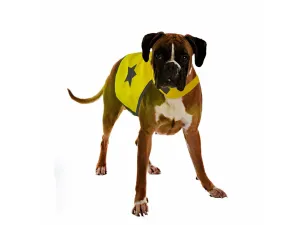 Safety Jacket Fluo S: 40cm neon yellow Pets Qatar