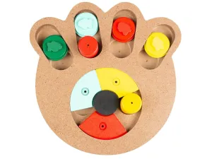 Slide `N Snack Puzzle - Paw 23,5X21X2,5Cm Multicolour Pets Qatar