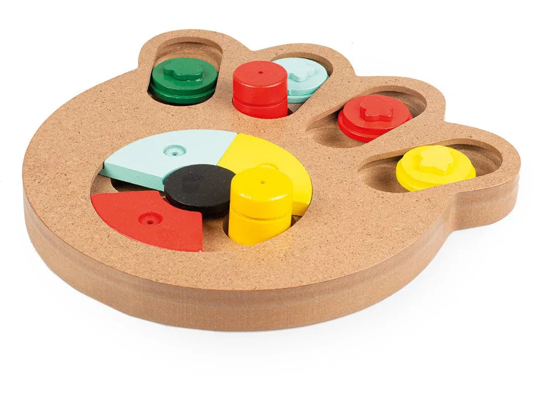 Slide `N Snack Puzzle - Paw 23,5X21X2,5Cm Multicolour Pets Qatar