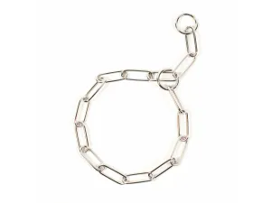 Slip collar with big links, chromed 60cm/4mm Pets Qatar