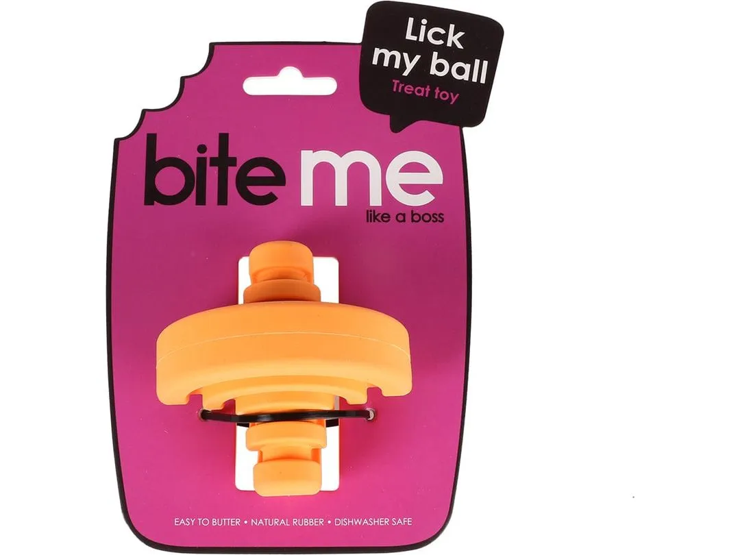 Snack My Ball - snack toy 8,5x8,5x8,5cm orange Pets Qatar