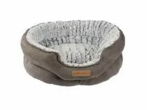 Snake Suede Basket - S Snake (White With Black), 42 X 35 X 20 Cm Pets Qatar