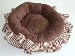 Soft Round Brown Kennel 50X15 Pets Qatar