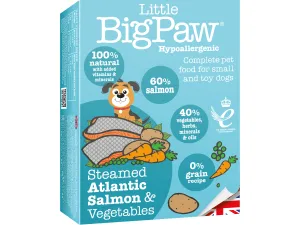 Steamed Atlantic Salmon & Vegetables 150g /Little BigPaw Pets Qatar
