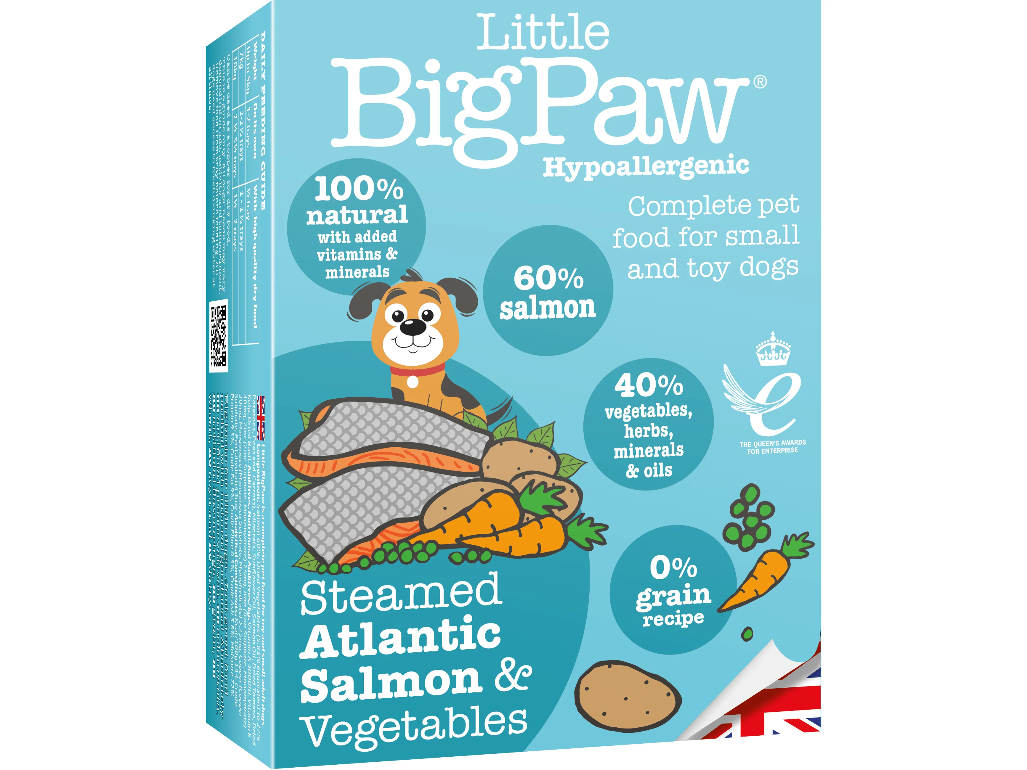 Steamed Atlantic Salmon & Vegetables 150g /Little BigPaw Pets Qatar
