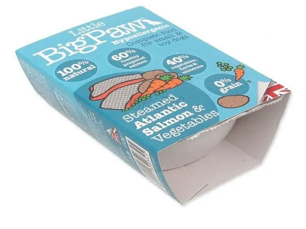 Steamed Atlantic Salmon & Vegetables 7x150 Gram /Little BigPaw Pets Qatar
